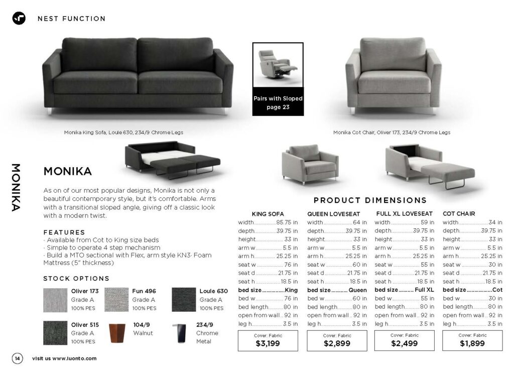 Monika Sleeper | West Avenue Furniture