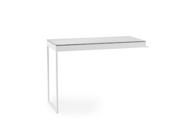 Centro White Desk Return | BDI Furniture