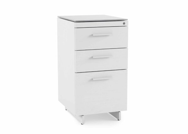 Centro White 3-Drawer File Cabinet | BDI Furniture