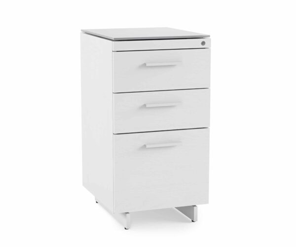 Centro White 3-Drawer File Cabinet | BDI Furniture