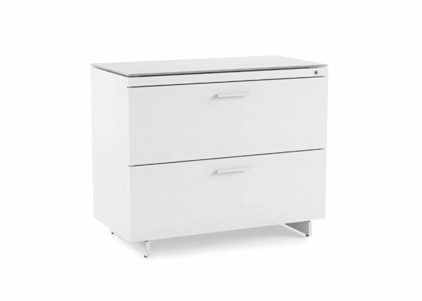 Centro White Lateral File Storage Cabinet | BDI Furniture