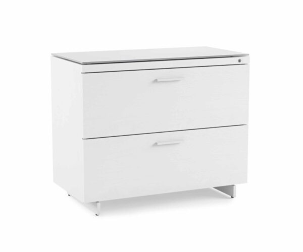 Centro White Lateral File Storage Cabinet | BDI Furniture