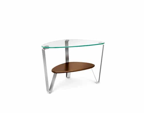 Dino Modern Glass End Table | BDI Furniture