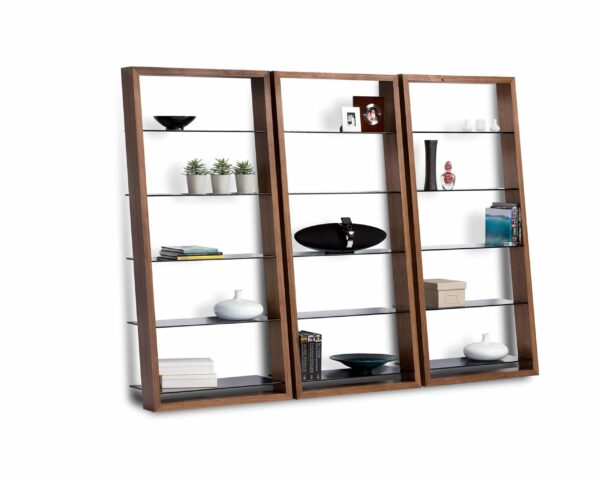 Eileen Modern Leaning Glass Shelf | BDI Furniture