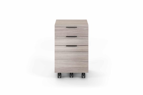 Sigma Low Mobile File Cabinet & Pedestal | BDI Furniture