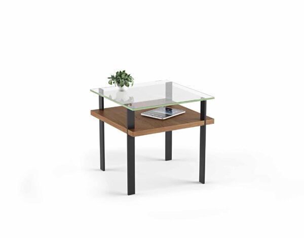 Terrace Modern Glass End Table | BDI Furniture
