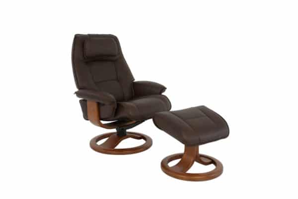 Admiral R Frame Recliner & Ottoman – Large