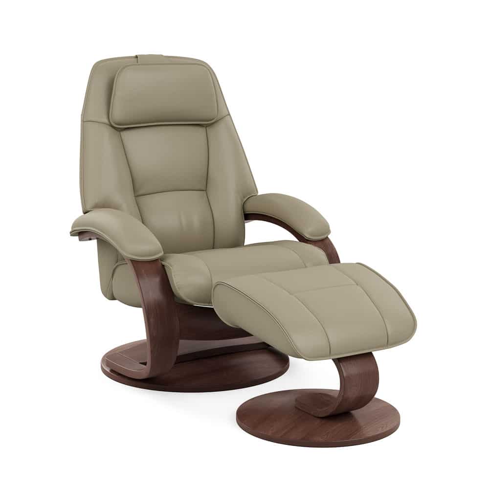 Admiral C Frame Recliner & Ottoman – Small