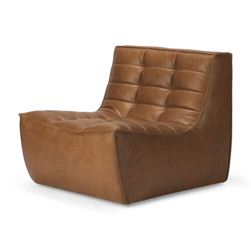 N701 Sofa – Old Saddle Leather – 1 Seater