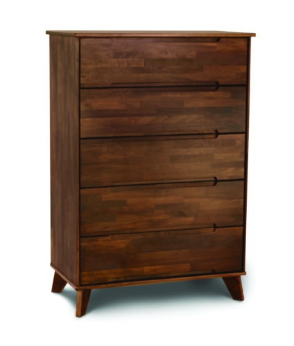 Linn 5 Drawer Chest – Walnut