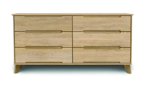 Linn 6 Drawer Dresser – Oak